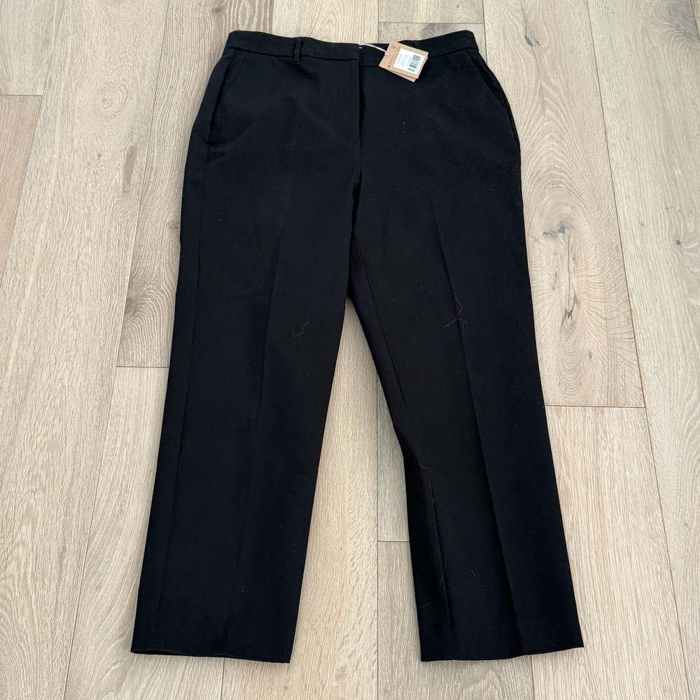 BODEN Womens Modern Chino Ankle Pants Black Size 16 Long NEW‎ W/TAGS